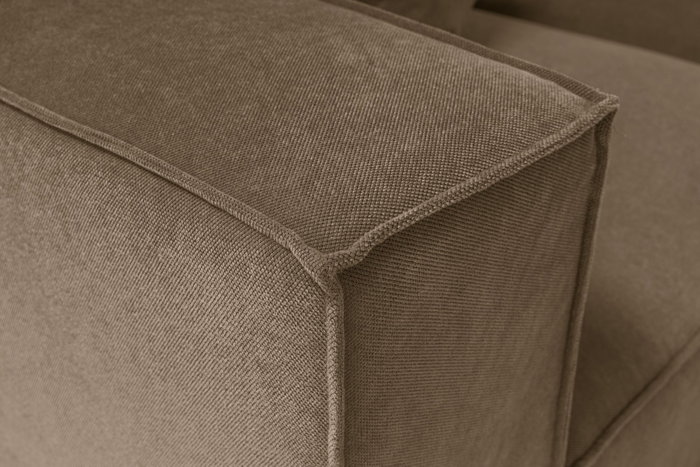 Atelier Del Sofa Sora Sofá Esquinero con Pouf - Marrón Atelier Del Sofa Sora Sofá Esquinero con Pouf - Marrón